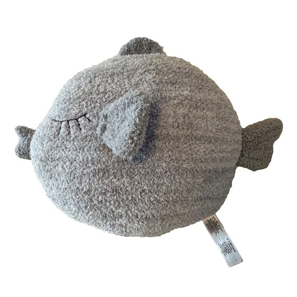 Barefoot Dreams Other - Barefoot‎ Dreams Plush  Fish Stuffed Animal CozyChic Buddie Gray Soft toy
